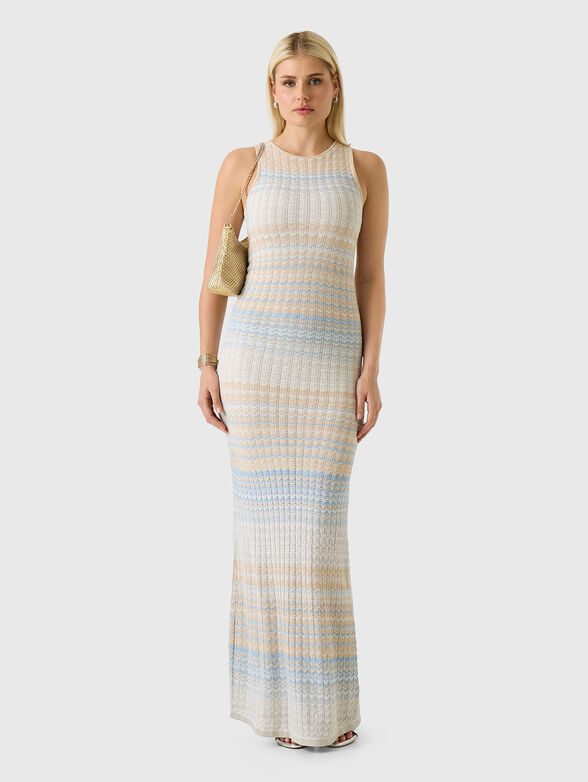 ROSALYN knit dress with lurex threads - 1