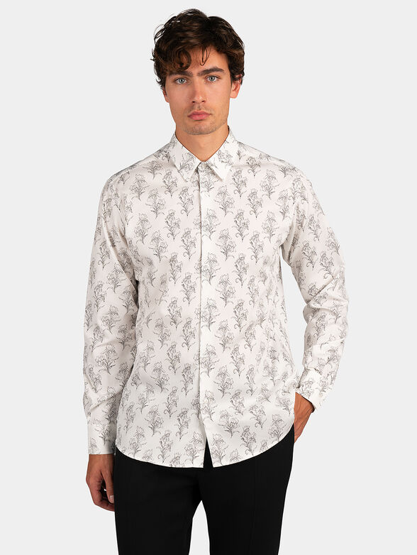 Floral print shirt - 1