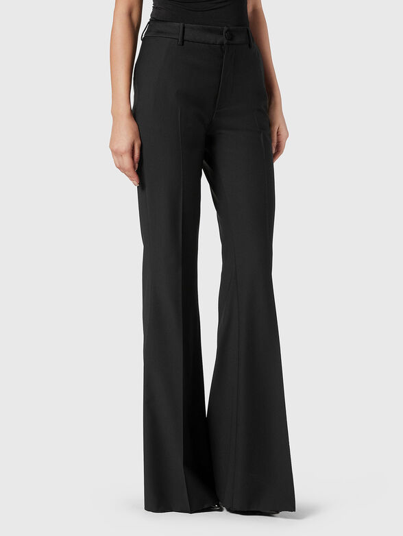 Wool blend trousers  - 1
