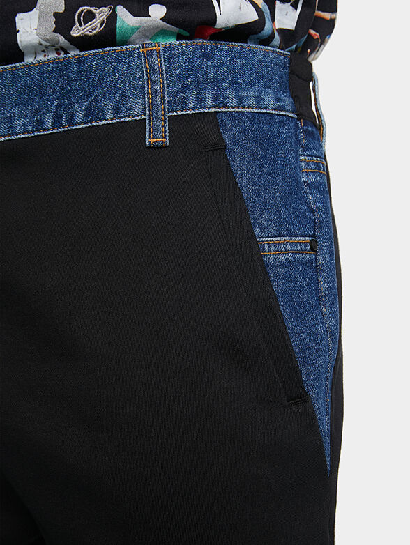 TADEO Pants with denim inserts - 3