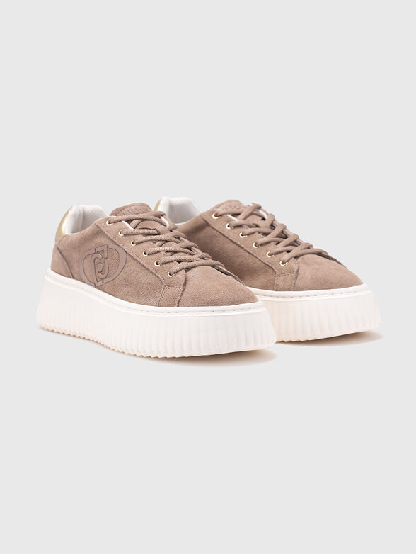 Suede platform sneakers - 2