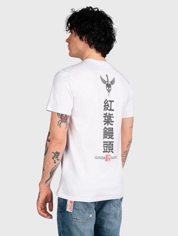 TV024 V-neck T-shirt with print  - 2