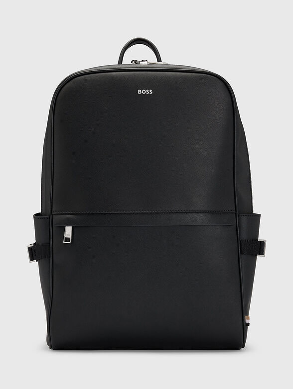 ZAIR black backpack with saffiano effect - 1