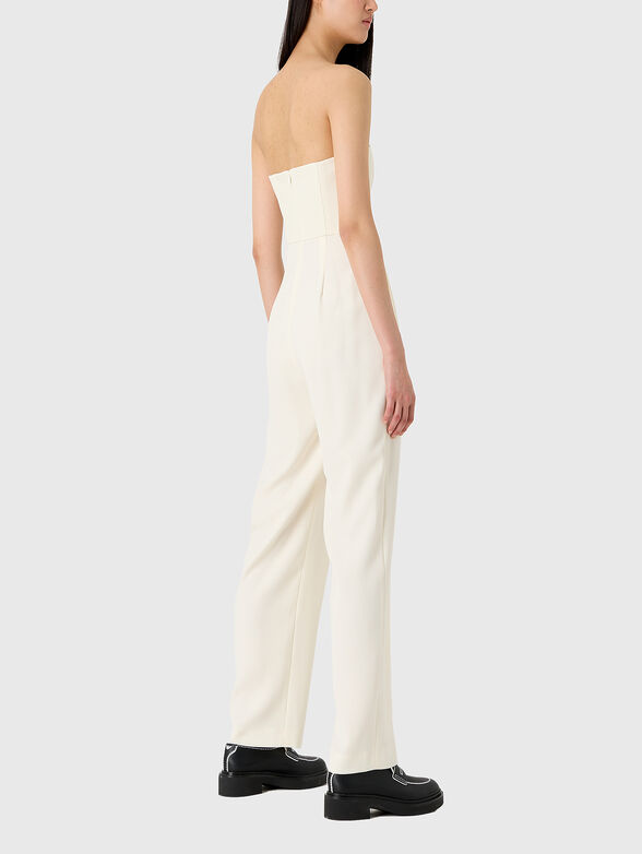 Jumpsuit with straight neckline - 1