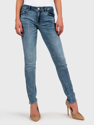 CURVE X jeans with applique sequins - 1