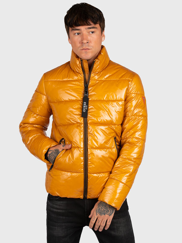 Padded jacket in black color - 1