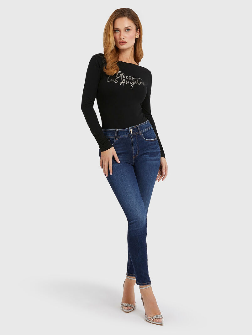 HEVELINA bodysuit with cut-out back - 3