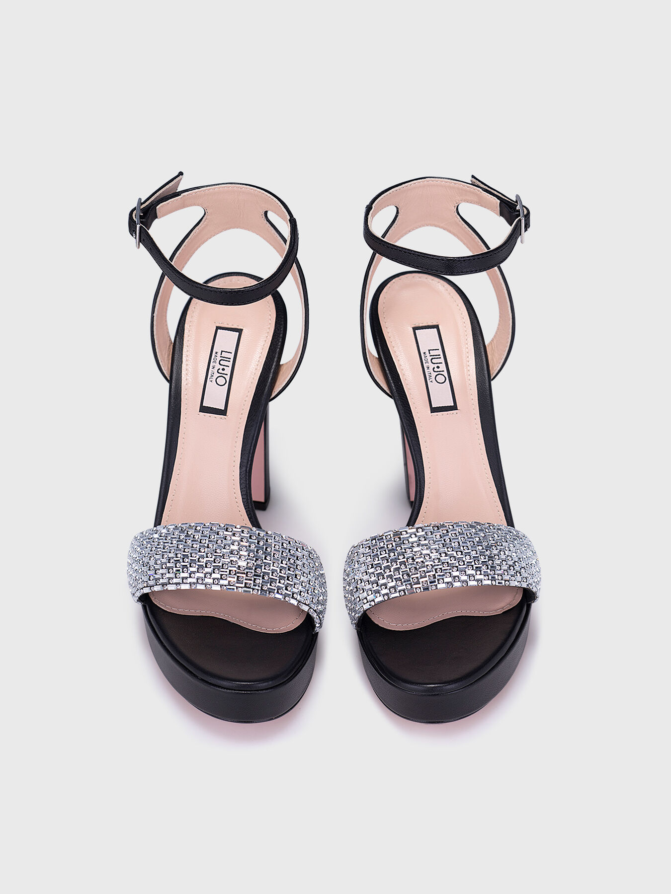 KRISTINE blach sandals brand LIU JO — Globalbrandsstore.com/en