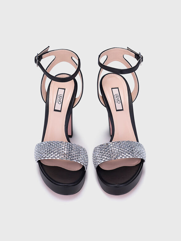 KRISTINE blach sandals  - 5