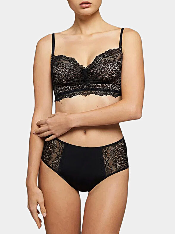 ORCHIDEA beige high waist briefs - 1