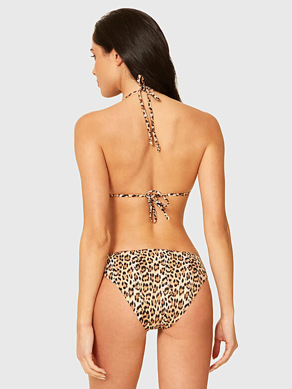 ESSENTIALS bikini bottom with animal print - 2