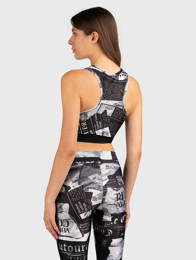 Sports top with print - 3