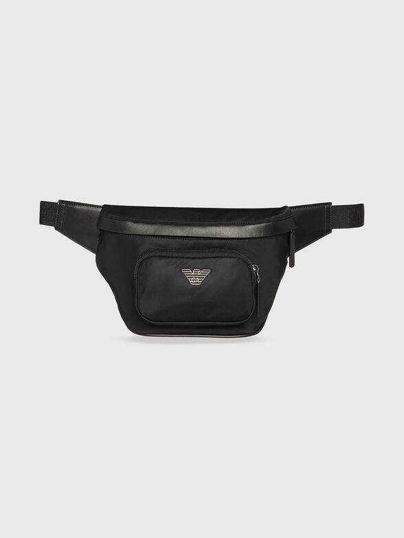 Black belt bag with logo - 1