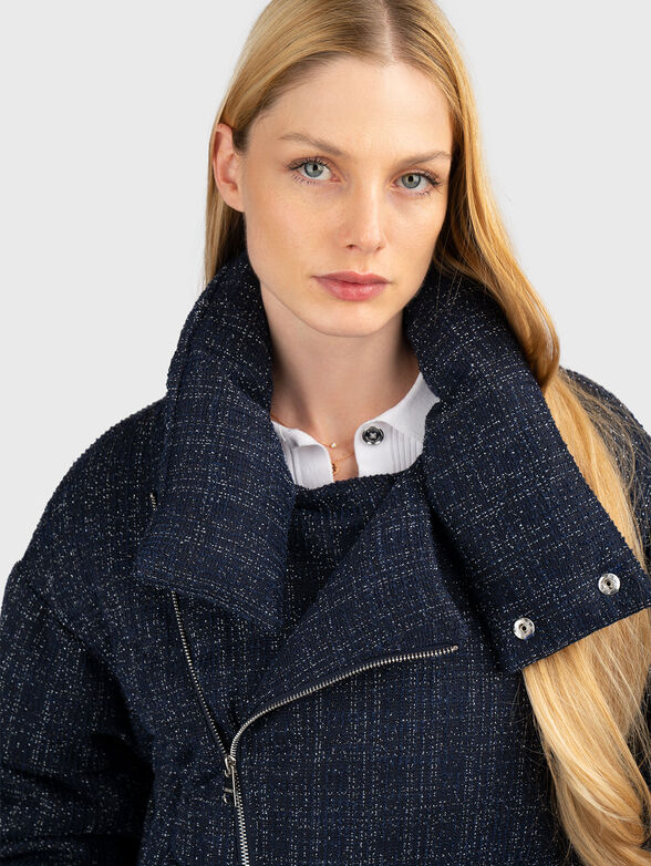 Bookle jacket with asymmetrical zip - 5