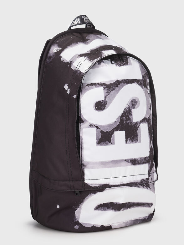 Backpack with art logo print  - 5