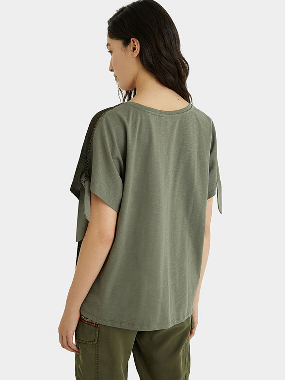 T-shirt STATEN ISLAND with sleeve ties - 4