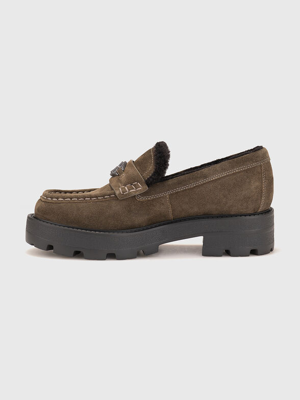 YANIKAY loafers with logo accent - 4