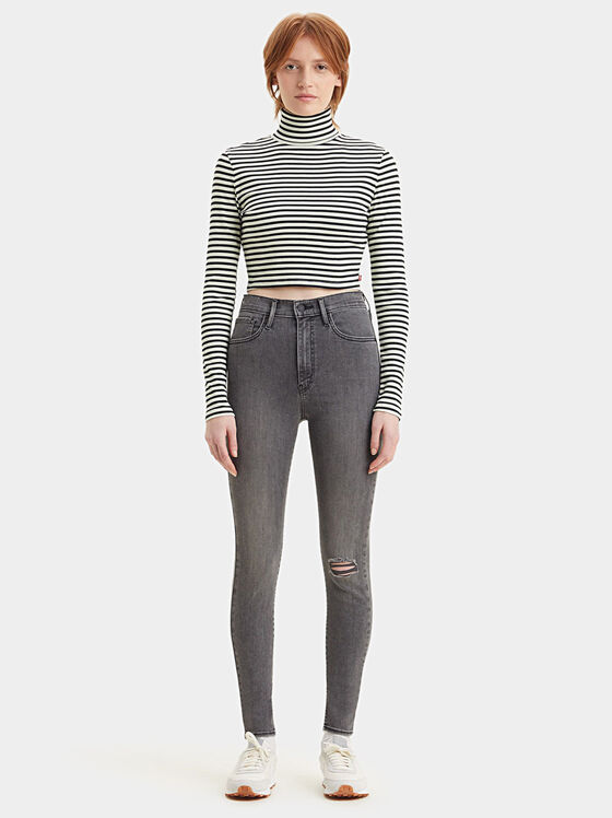 Сиви дънки Levi’s® MILE с накъсан детайл - 1