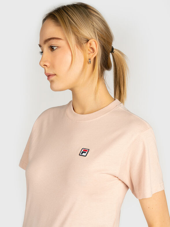 NOVA cotton T-shirt in black color - 2