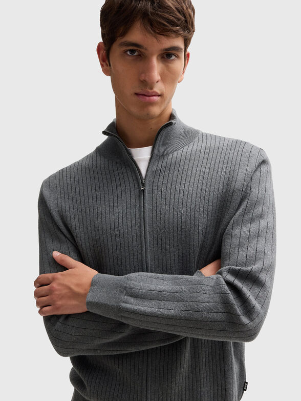 BEJINO micro striped cardigan - 4