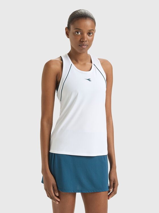 White top with logo - 1