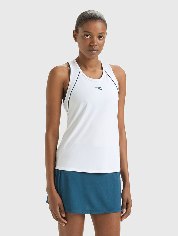 White top with logo - 1