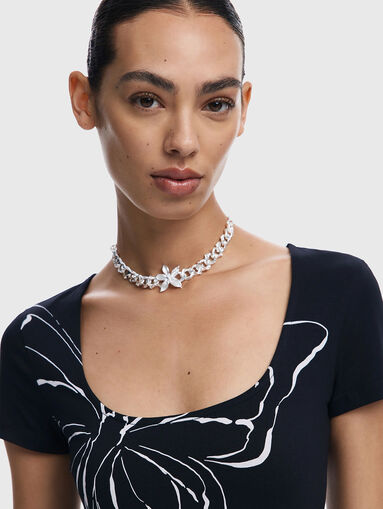 RALEIGH black dress with print - 3