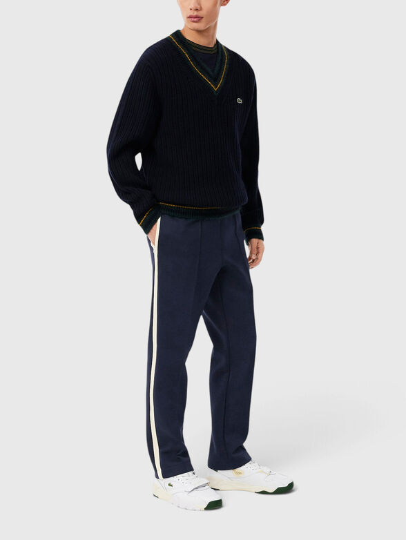 Cotton-blend sweatpants - 3