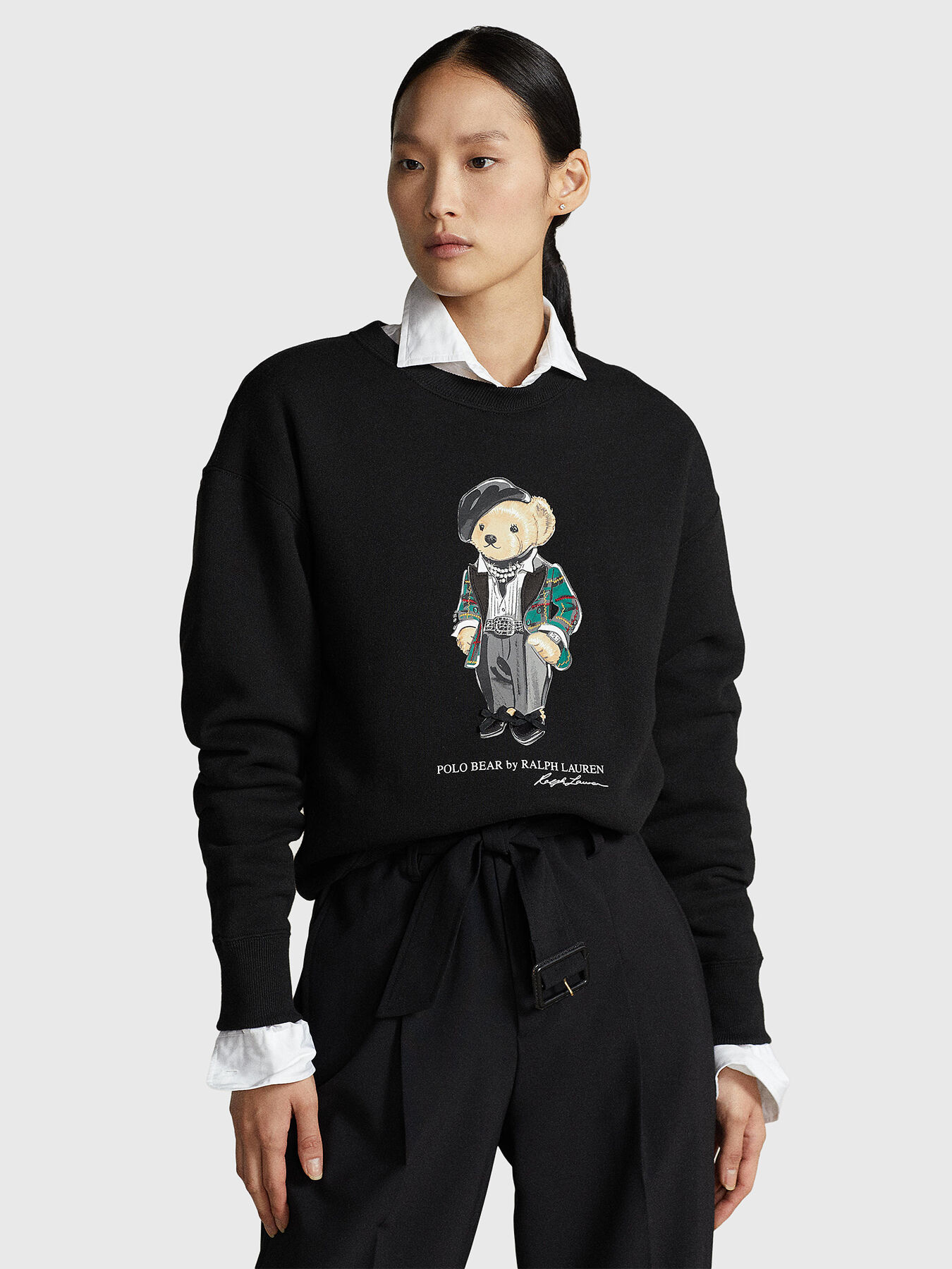 Polo bear sweatshirt black 2025