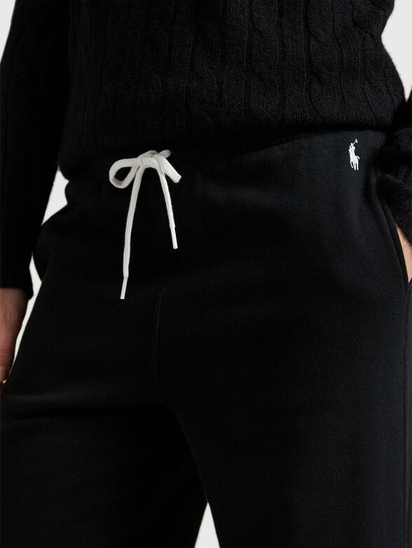 Drawstring wide leg tracksuit bottoms - 3