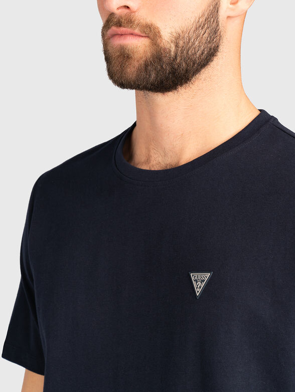 Rond neck black T-shirt - 4