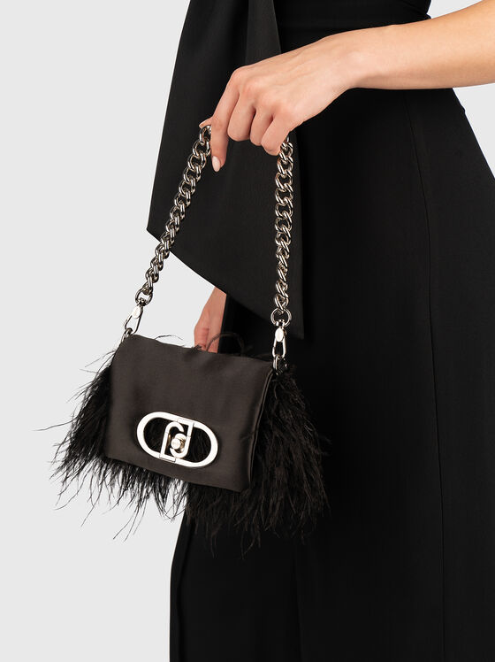 Crossbody bag with feathers - 2