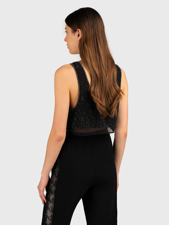 Crop top with beads - 2