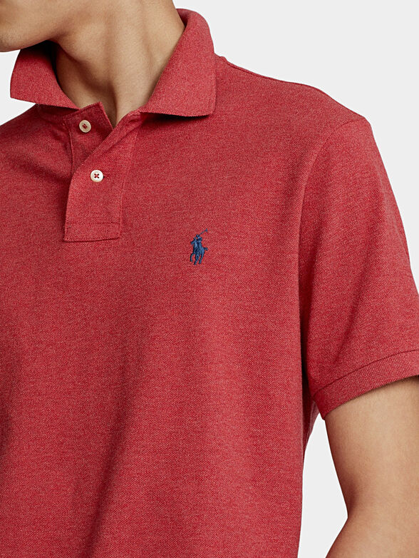Red polo-shirt - 4