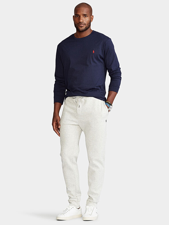 Blouse with long sleeves and logo - 2