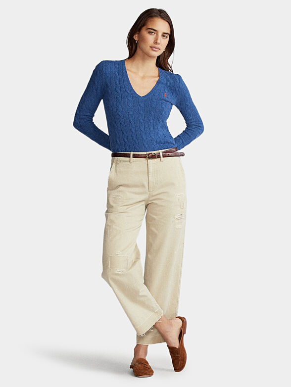 V-neck sweater - 2