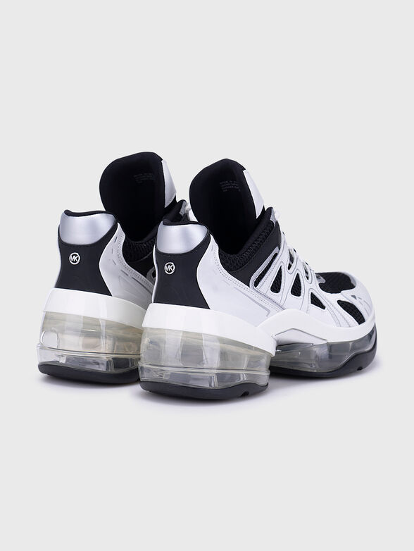 OLYMPIA black and white sneakers - 3