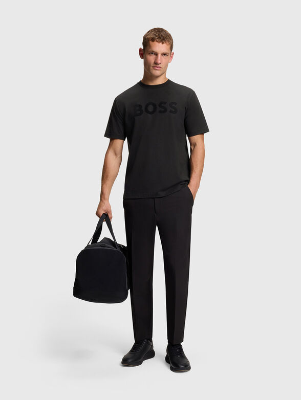 T-shirt with embossed logo  - 2