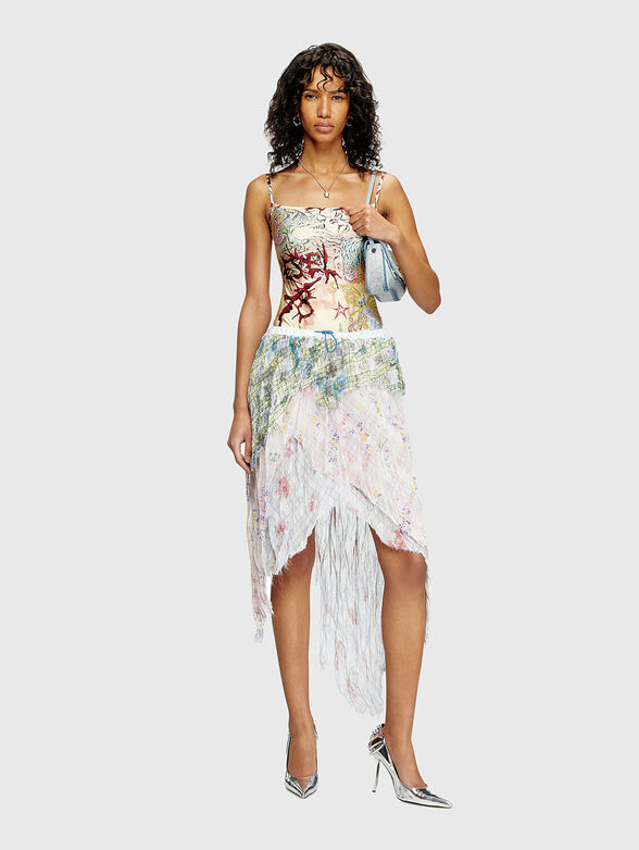 T-ASSA print bodysuit - 2
