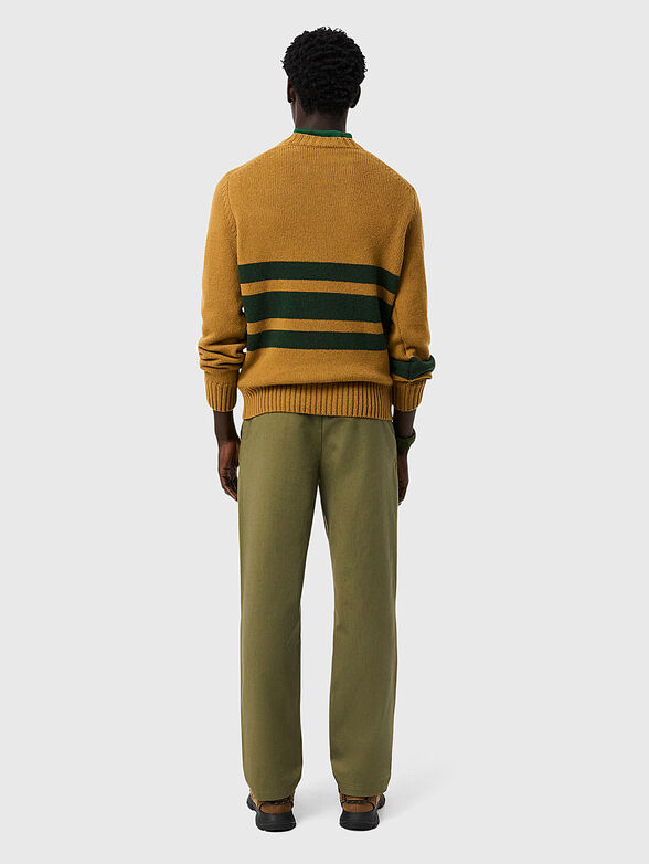 Straight trousers with elastic waist - 2