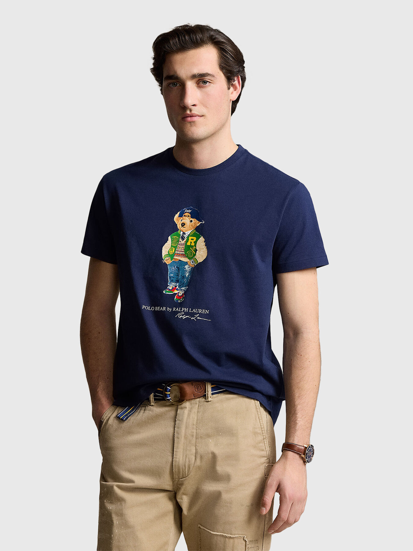 POLO BEAR cotton T-shirt with print brand POLO RALPH LAUREN