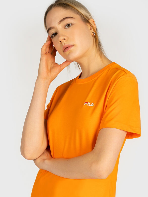 EARA cotton black T-shirt with logo embroidery - 2