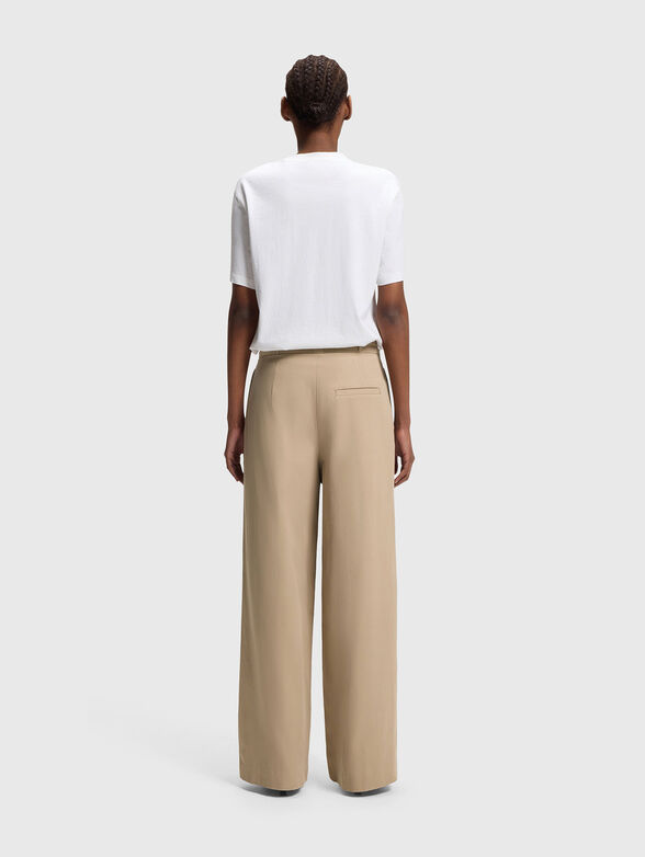 HENESA cotton trousers with gold detail - 2