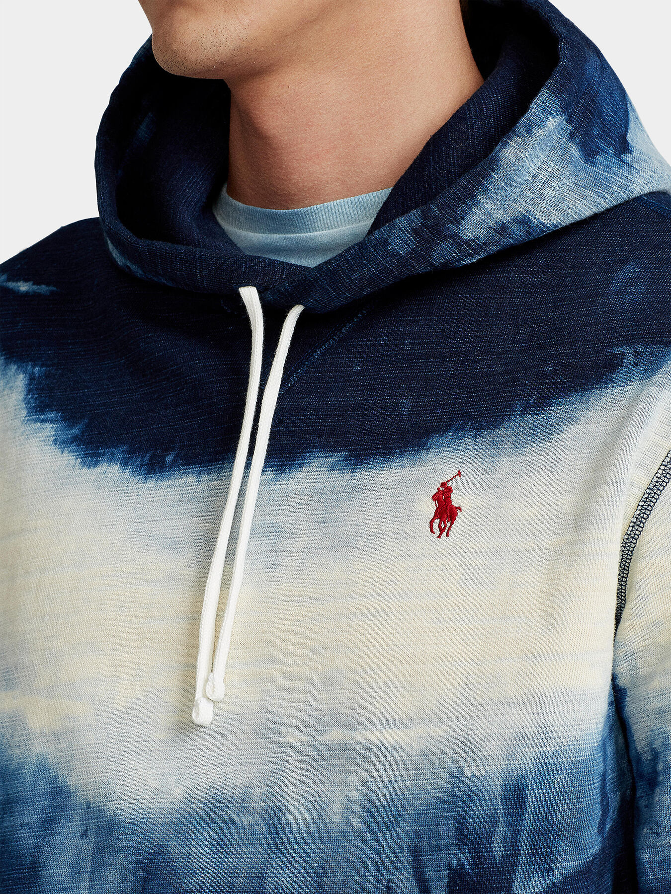 Ralph lauren dip dye polo top