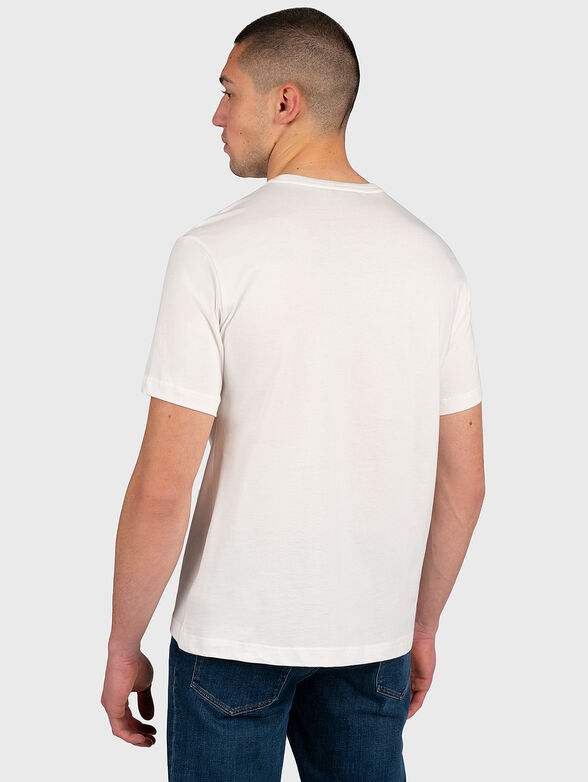 White T-shirt with print - 3