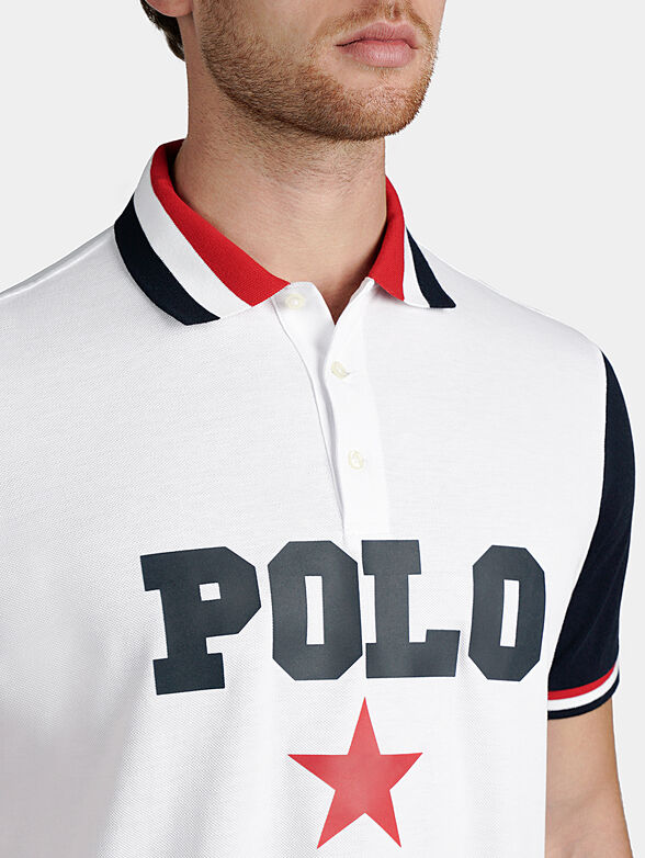Polo shirt with logo inscription - 3