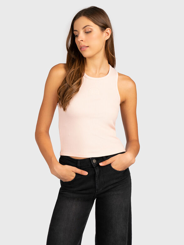 DENISE top with logo embroidery - 1