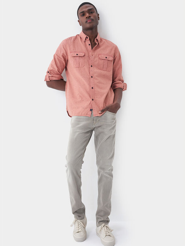 Cotton shirt with pockets - 1