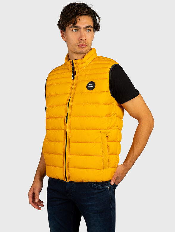 JACK padded vest with quilted effect - 1