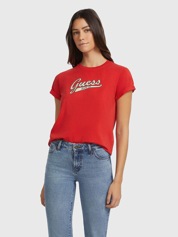 T-shirt in black with front logo  - 1